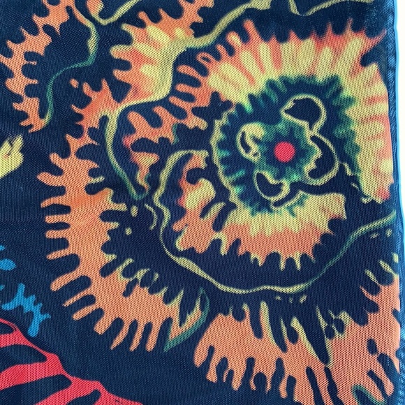 DESIGUAL by LACROIX FLORECILLA Black Mesh Floral Print Dress - Picture 9 of 16